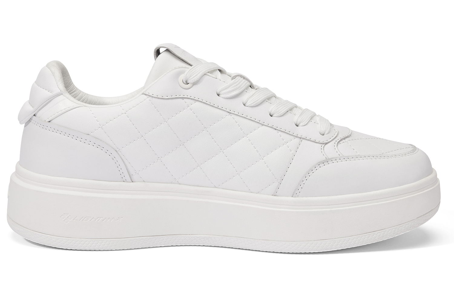 【代購】Umbro Platform Lucky Star Versatile Height Increasing White Sneakers Casual Skateboard Shoes Unisex