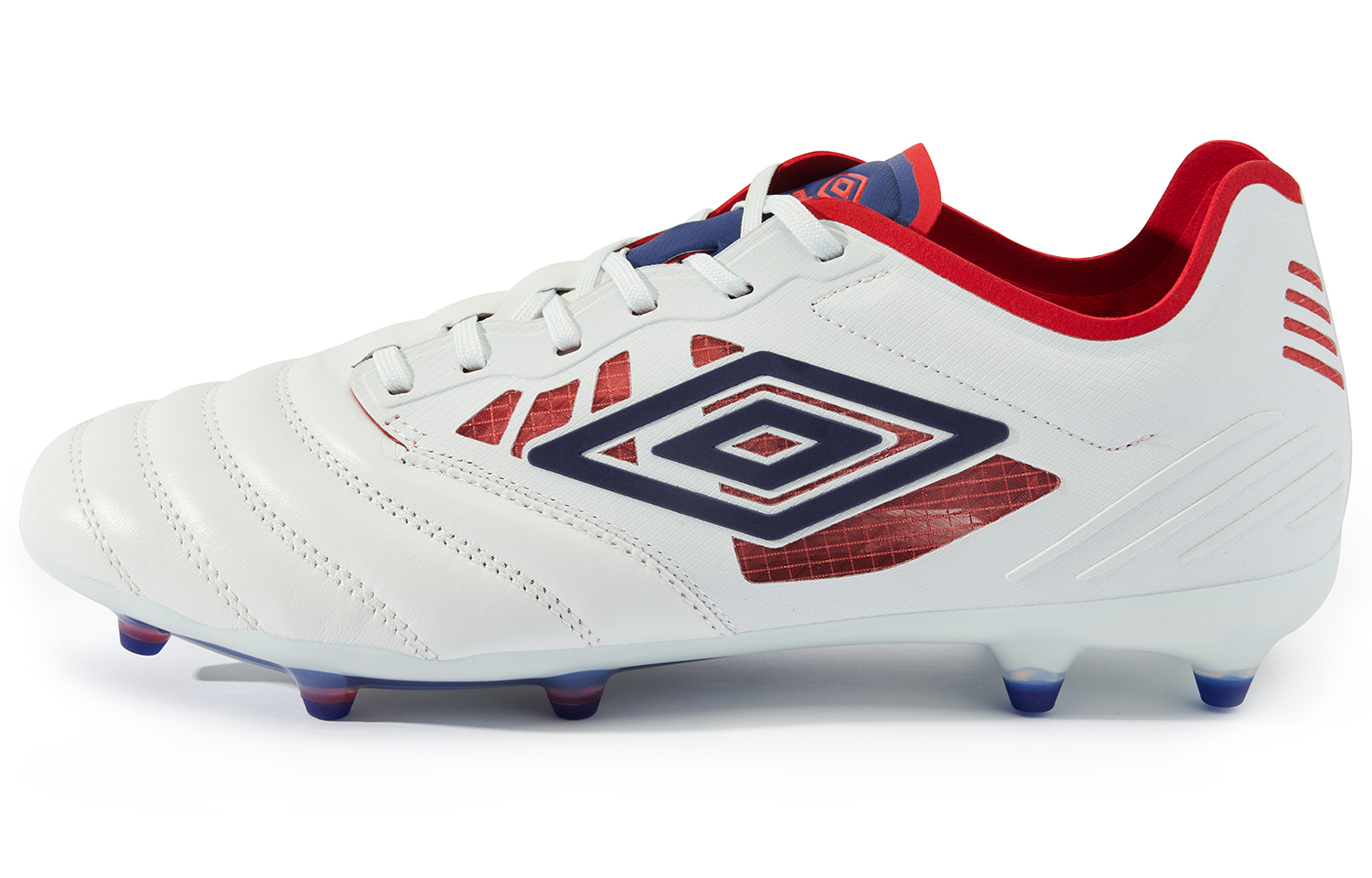 【代購】Umbro Soccer Shoes Men Low-Top Ivory/Manor Blue/Rose Red