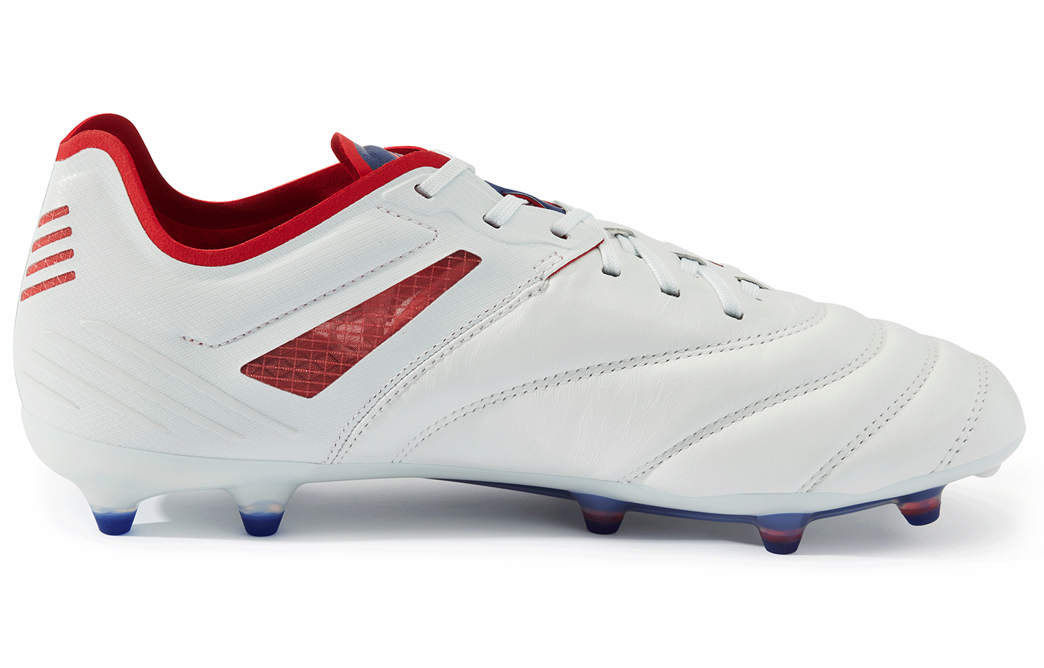 【代購】Umbro Soccer Shoes Men Low-Top Ivory/Manor Blue/Rose Red