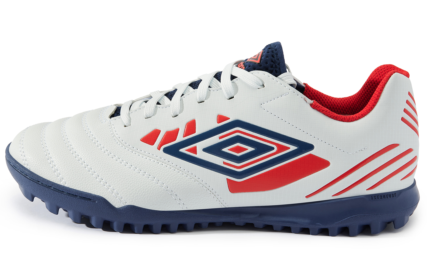 【代購】Umbro TF Rubber Broken Studs Artificial Ground Wear-Resistant Soccer Shoes Men's White Blue Red