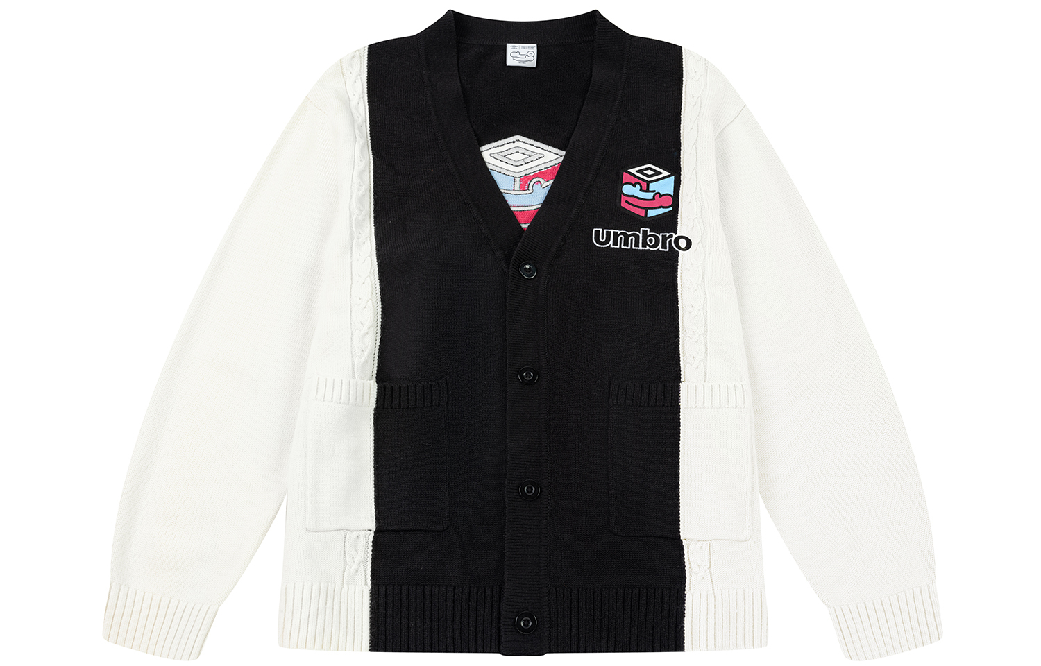 【代購】Umbro MORE HUGS Co-branded Sweaters Unisex Gaze Black