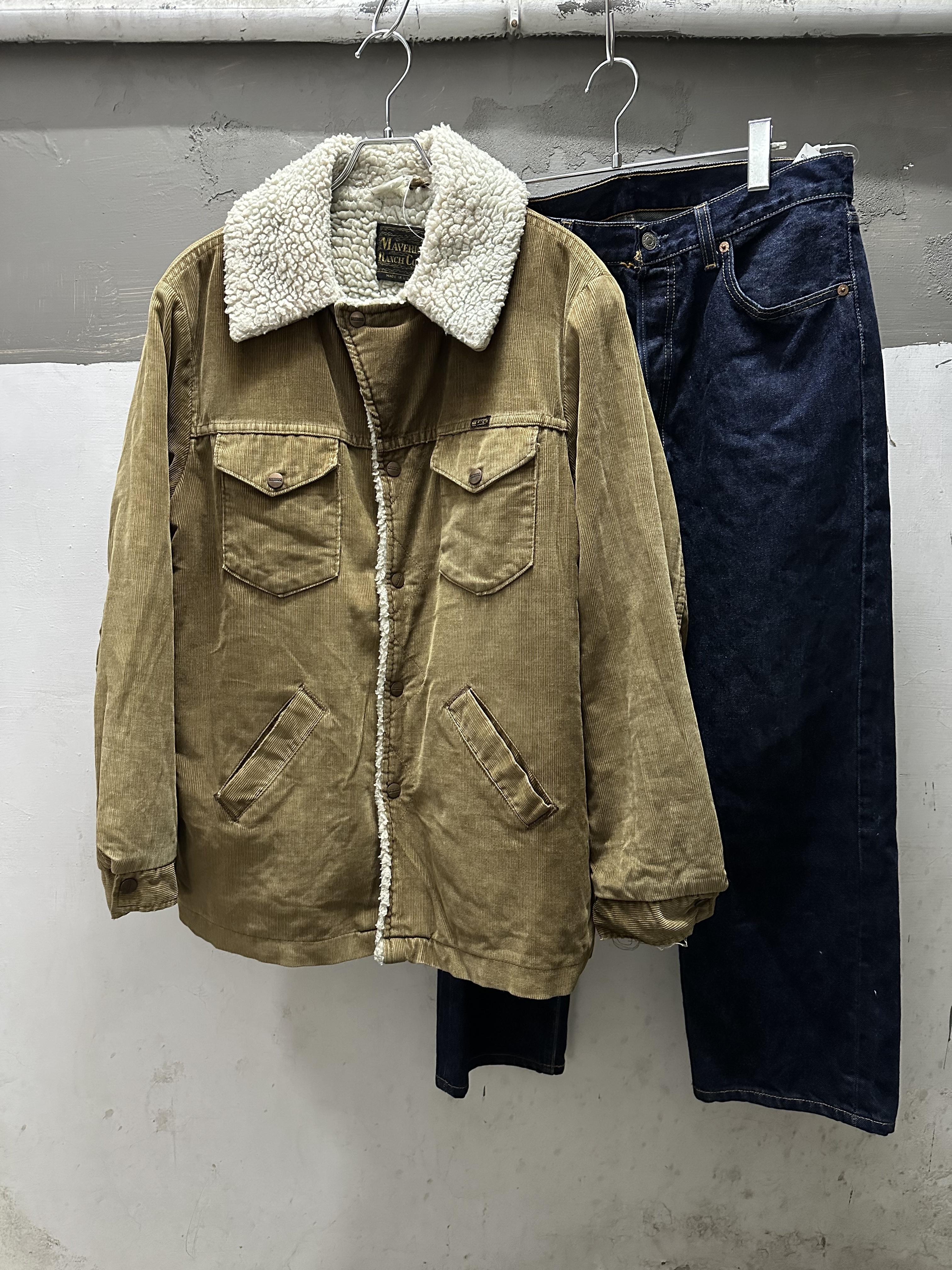 70s MAVERICK Corduroy Ranch Coat Made in USA