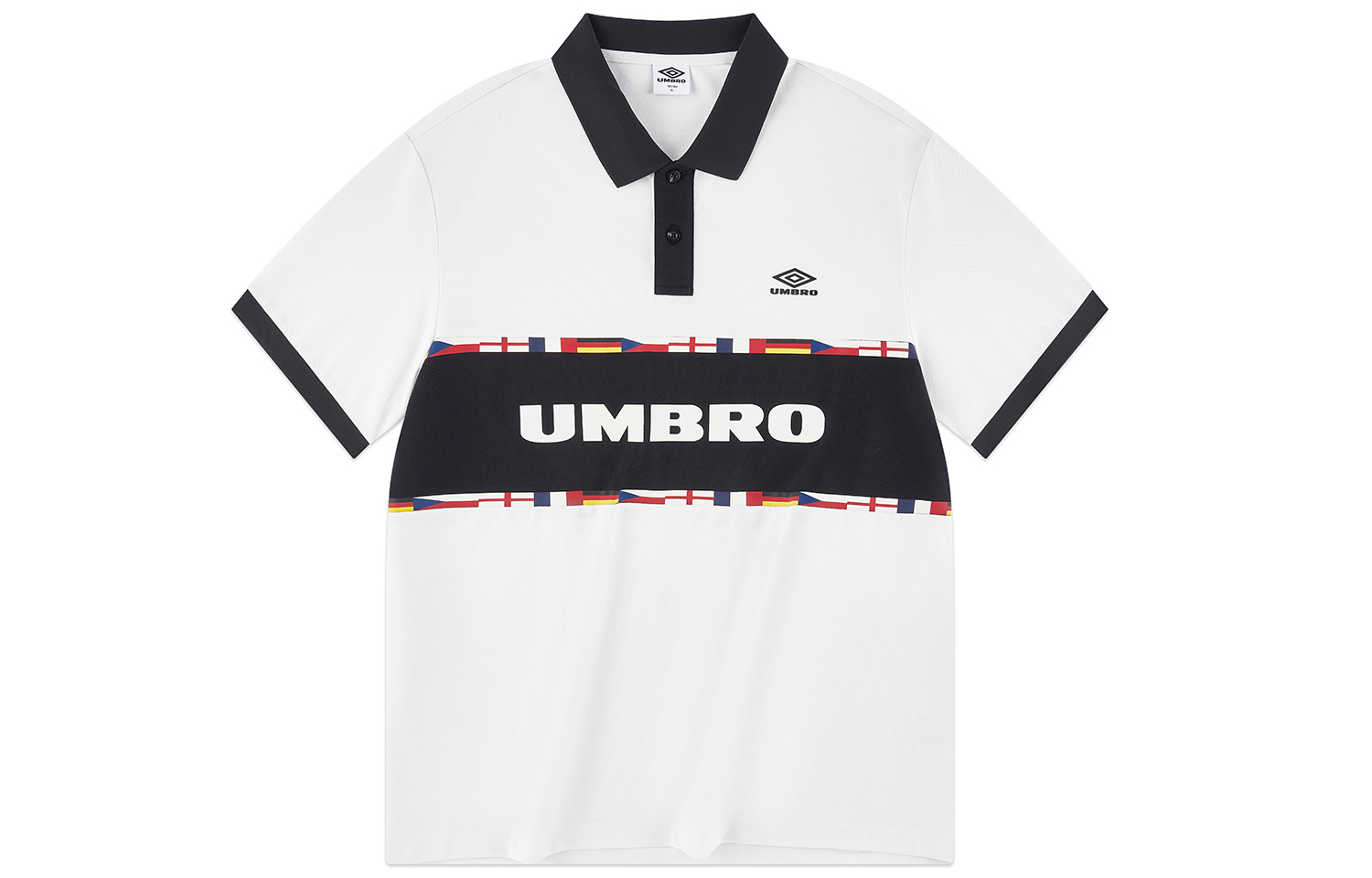 【代購】Umbro Short-Sleeve Polo Shirts Unisex Snowflake White