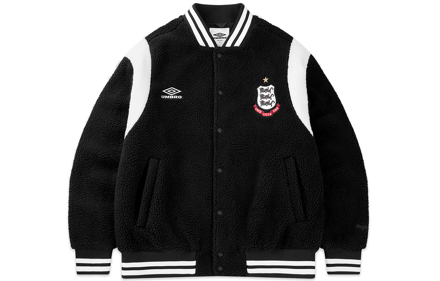 【代購】Umbro Six Six Da Shun Series Velvet Jackets Unisex Gaze Black