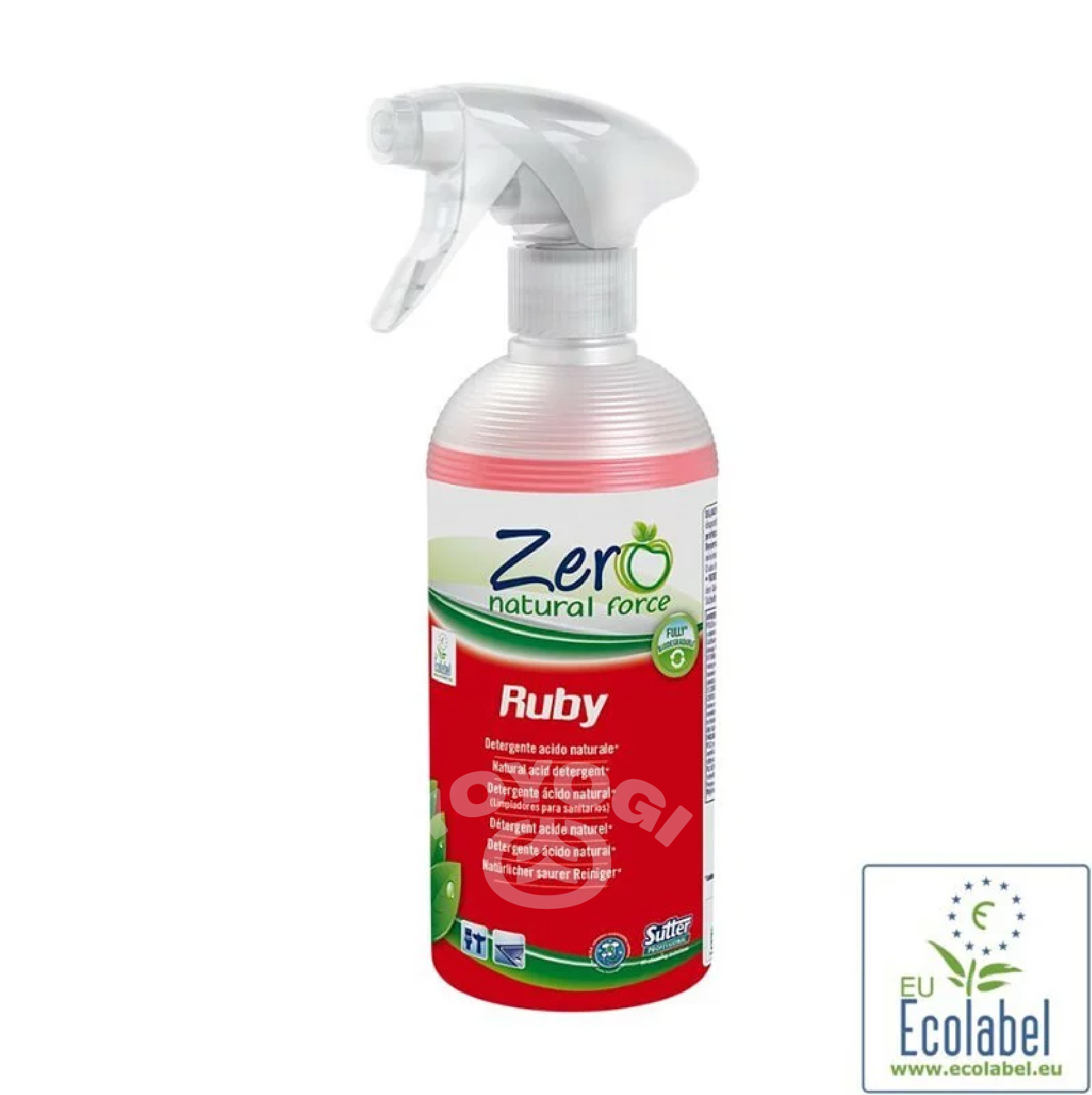 意大利 ZERO Ruby 天然浴室清潔劑即用裝 500ml