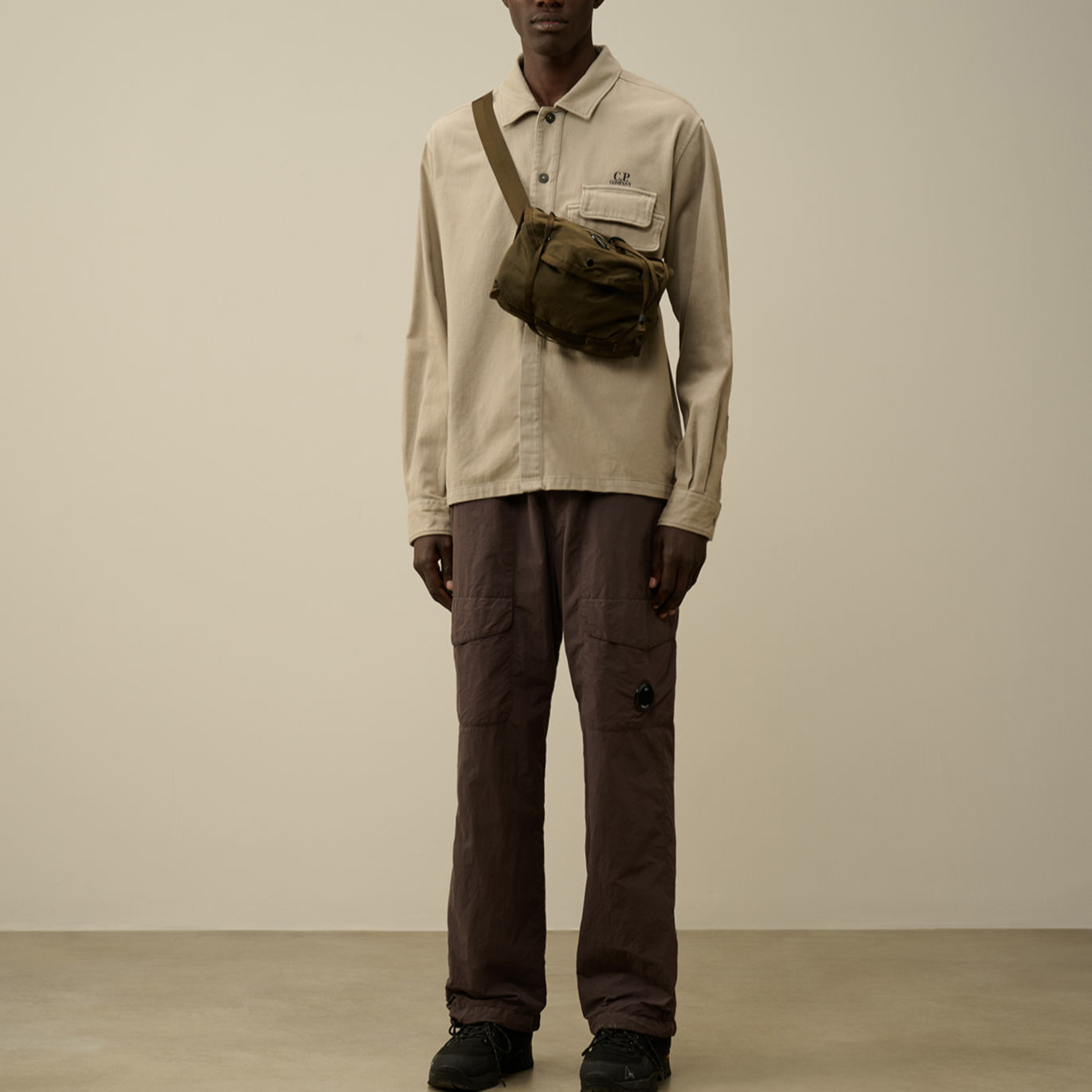 【代購】C.P.Company Logo-embroidered Shirt