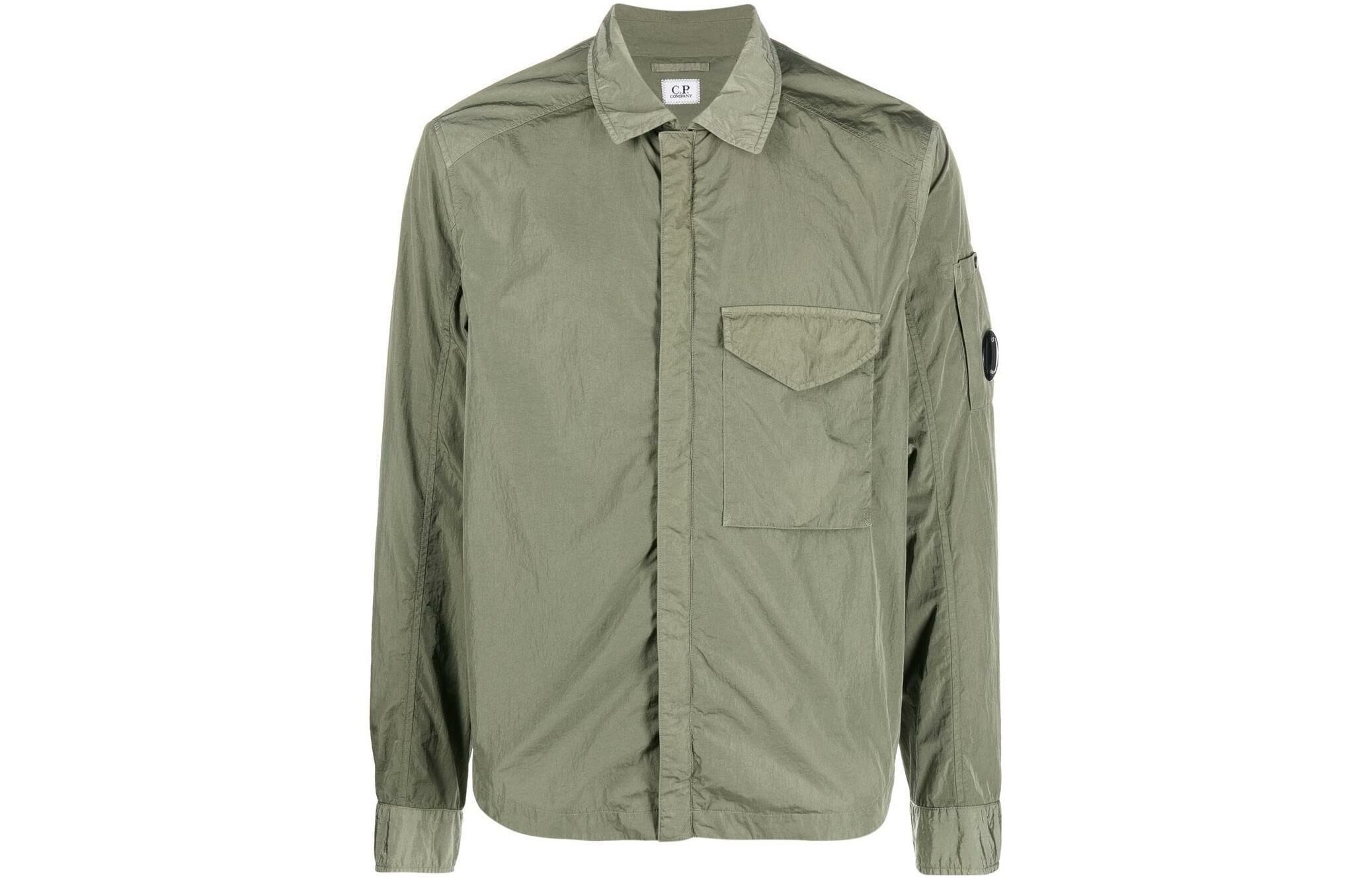 【代購】C.P.Company Logo Plaque Long-Sleeved Jacket