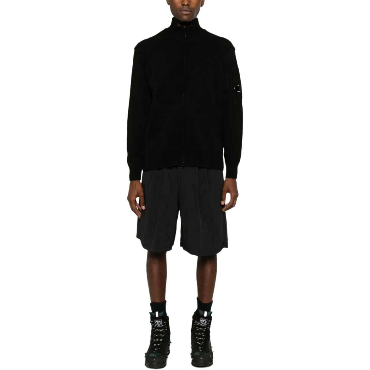 【代購】C.P.Company Lens Detailed Zip-Up Knitted Cardigan