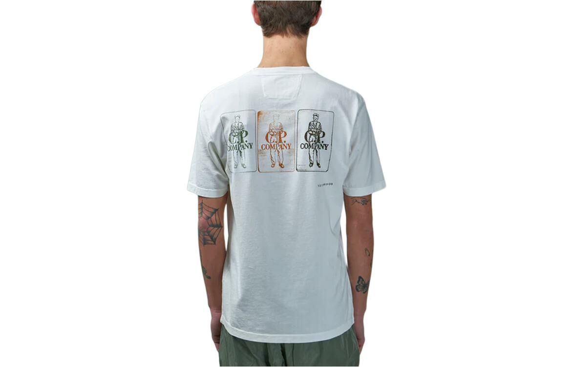 【代購】C.P.Company Logo-print Cotton T-shirt