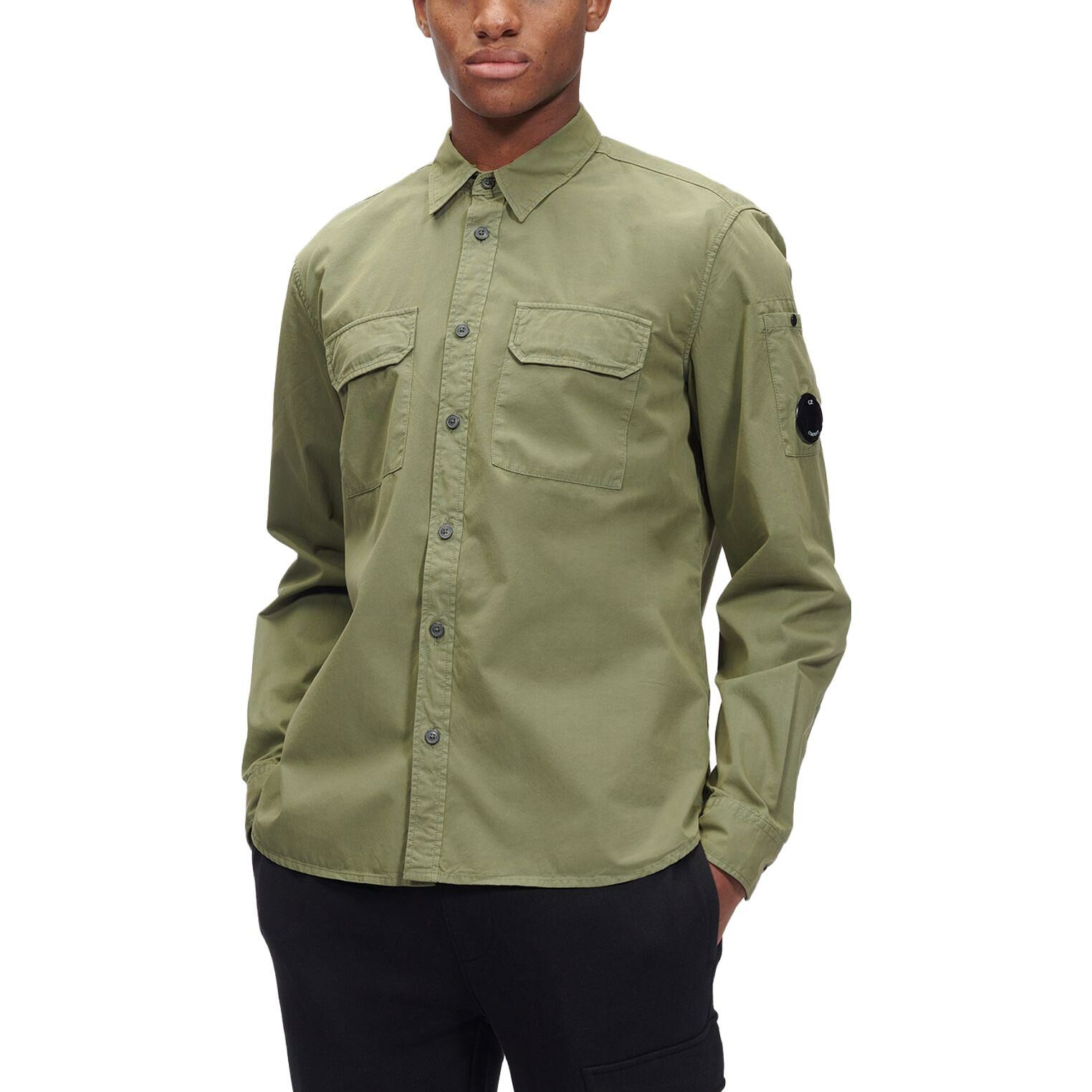 【代購】C.P.Company Shirts Men Bronze Green