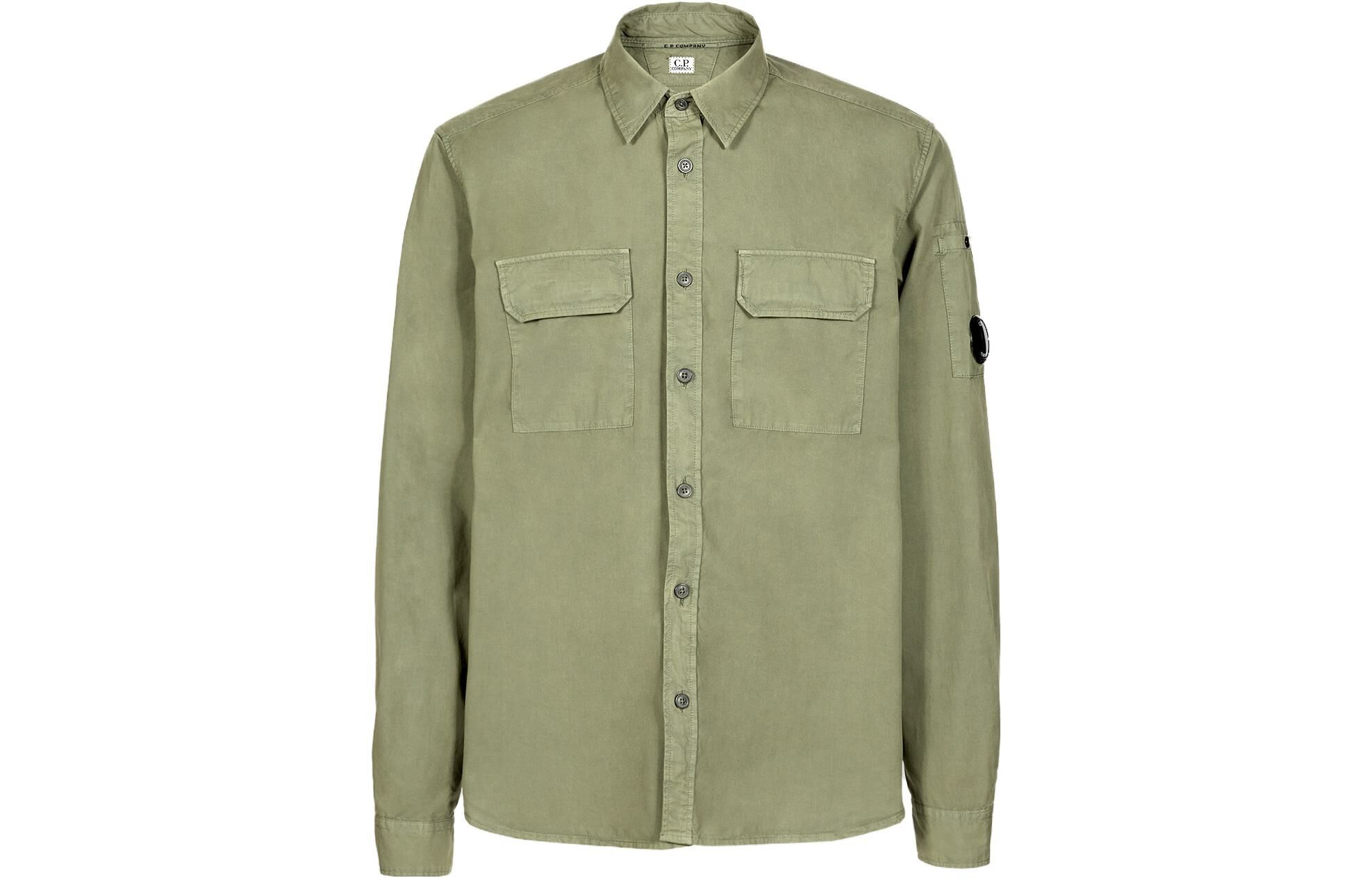 【代購】C.P.Company Shirts Men Bronze Green
