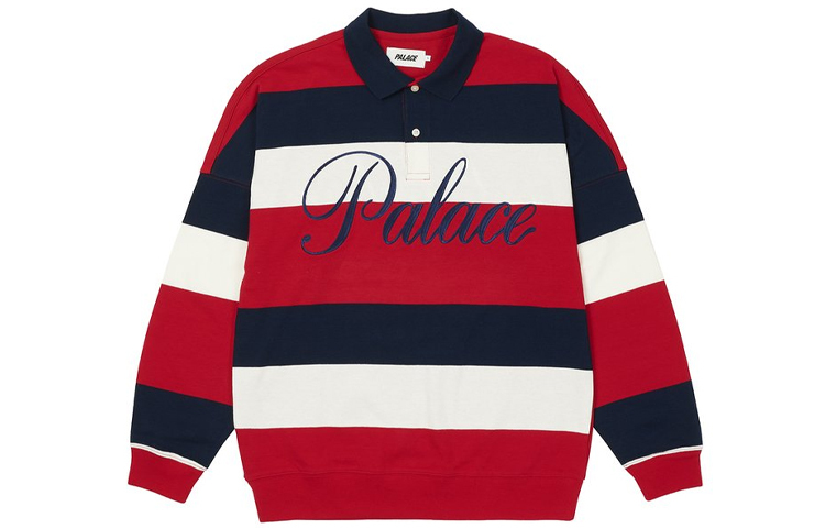 【代購】PALACE Classic Stripe Drop Shoulder Polo
