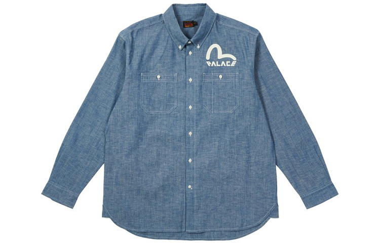 【代購】PALACE X Evisu Classic Daicock Denim Shirt