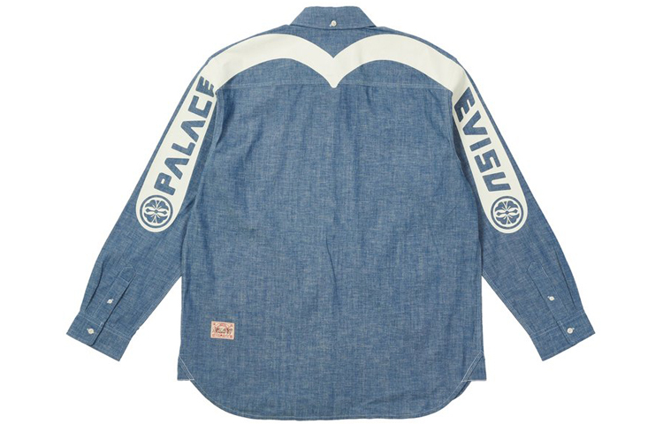 【代購】PALACE X Evisu Classic Daicock Denim Shirt