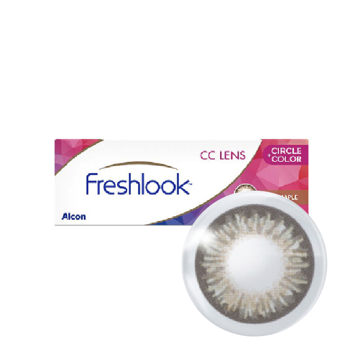 愛爾康小星瞳夢境系列彩色日拋(10片)冰河灰