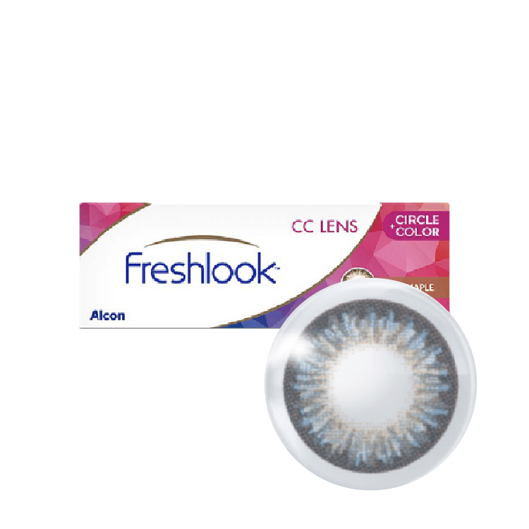 愛爾康小星瞳夢境系列彩色日拋(10片)湖水藍