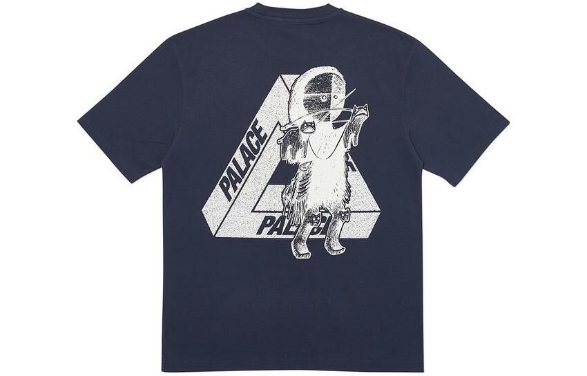 【代購】PALACE T-Shirts Unisex Marine Blue