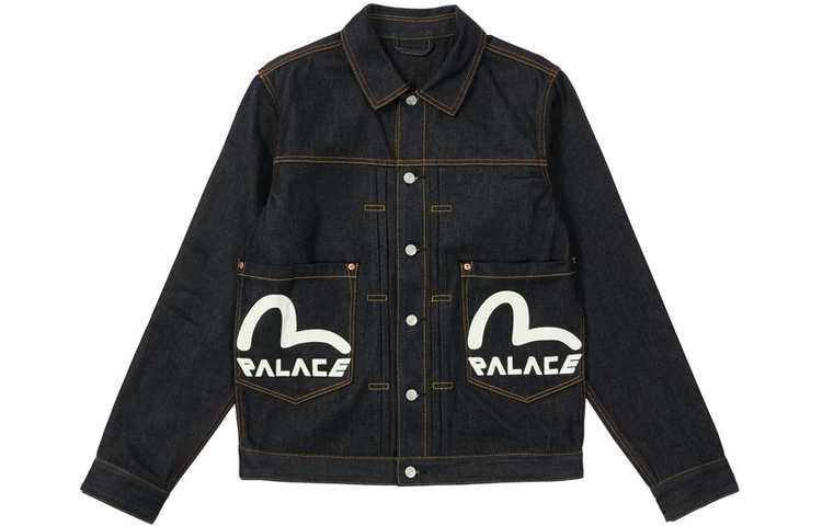 【代購】PALACE X Evisu Classic Seagull Denim Jacket