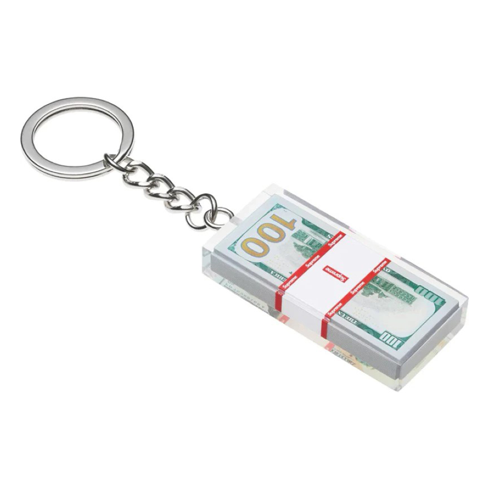 Supreme Cash Paperweight Keychain 美金鑰匙圈FW24A127