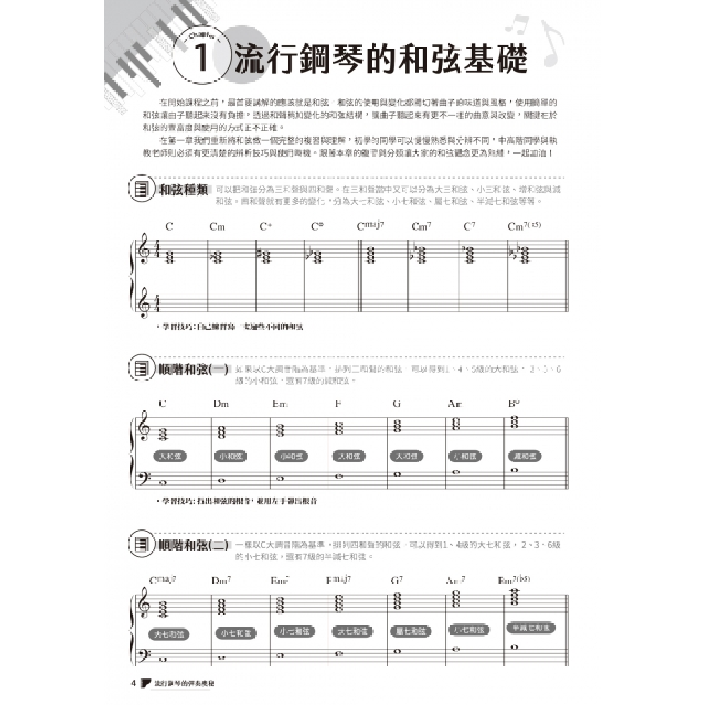 麥書 麥書 / 流行鋼琴的彈奏奧秘 第 2 張圖片｜三峽鍵盤 / 鋼琴