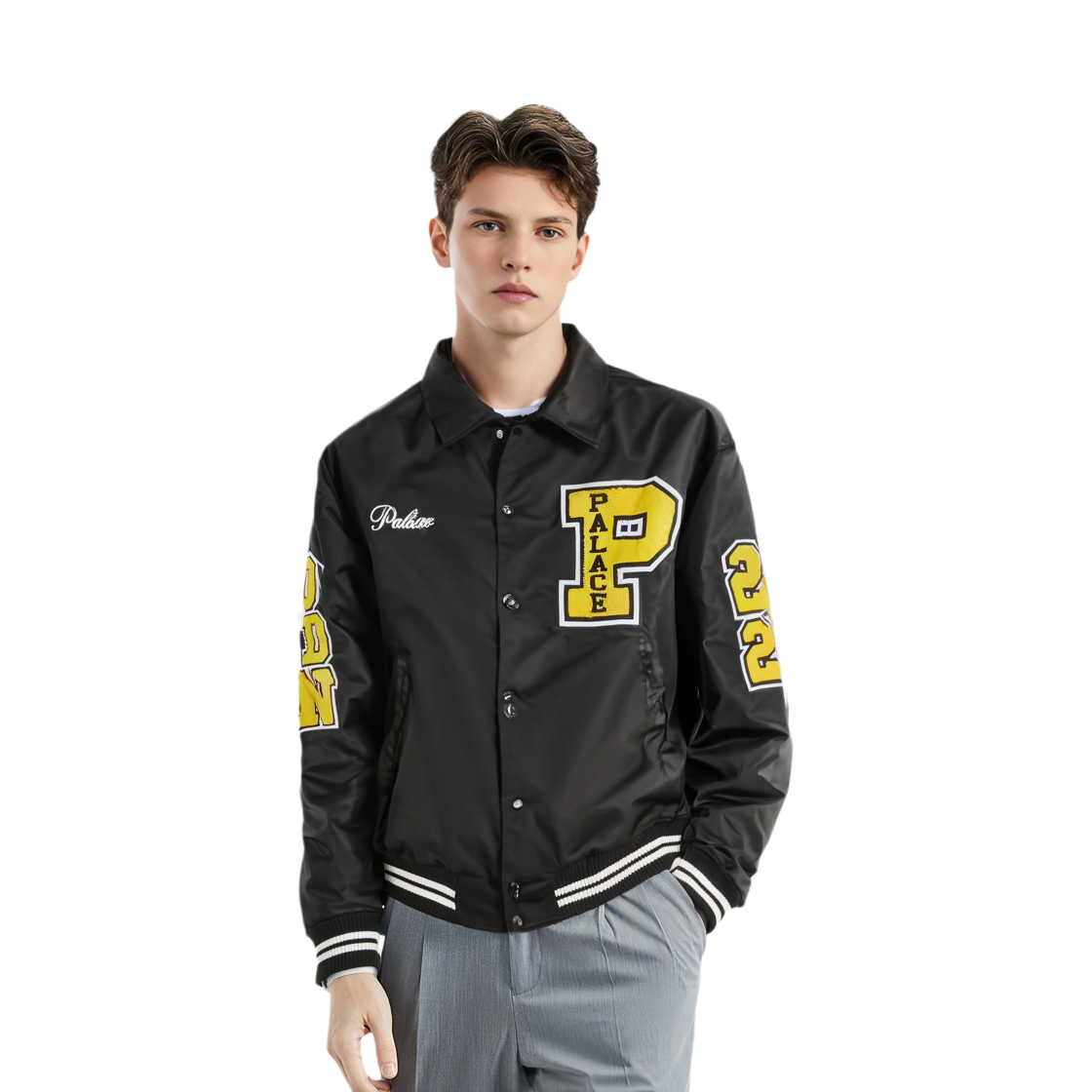 【代購】PALACE Satin Varsity Jacket
