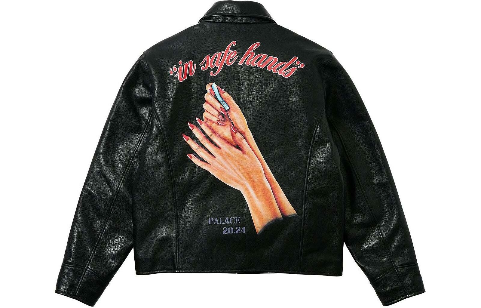 【代購】PALACE Safe Hands Leather Jacket