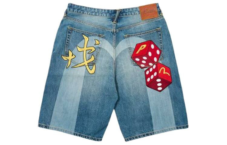 【代購】PALACE X Evisu Long Denim Short