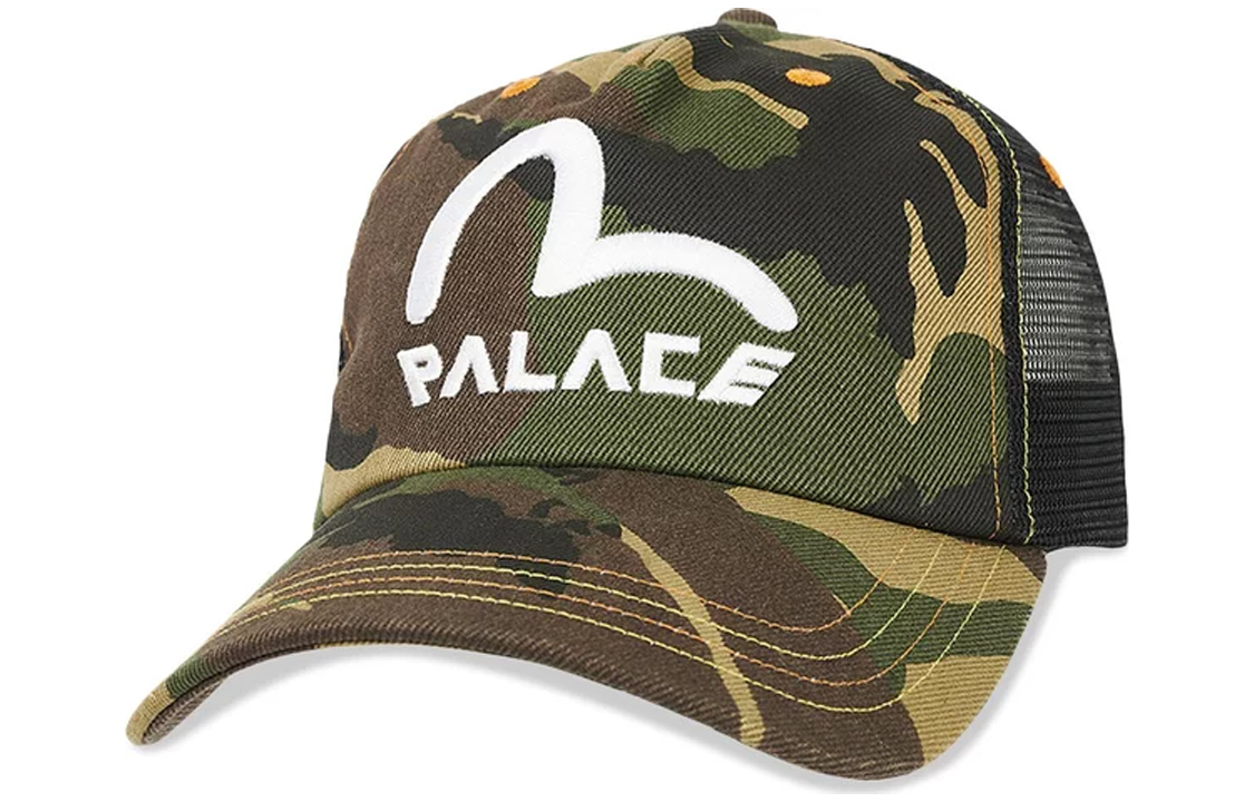 【代購】PALACE X Evisu Denim Mesh Trucker Cap