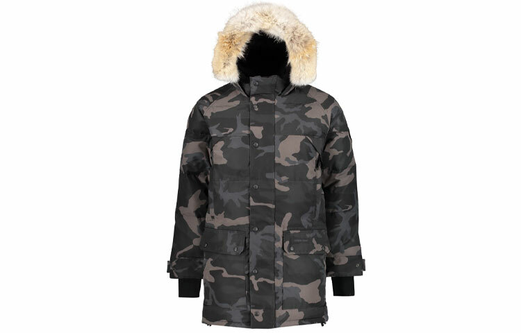 【代購】Canada Goose Emory Series FW21 Down Jacket Men's Black Camouflage
