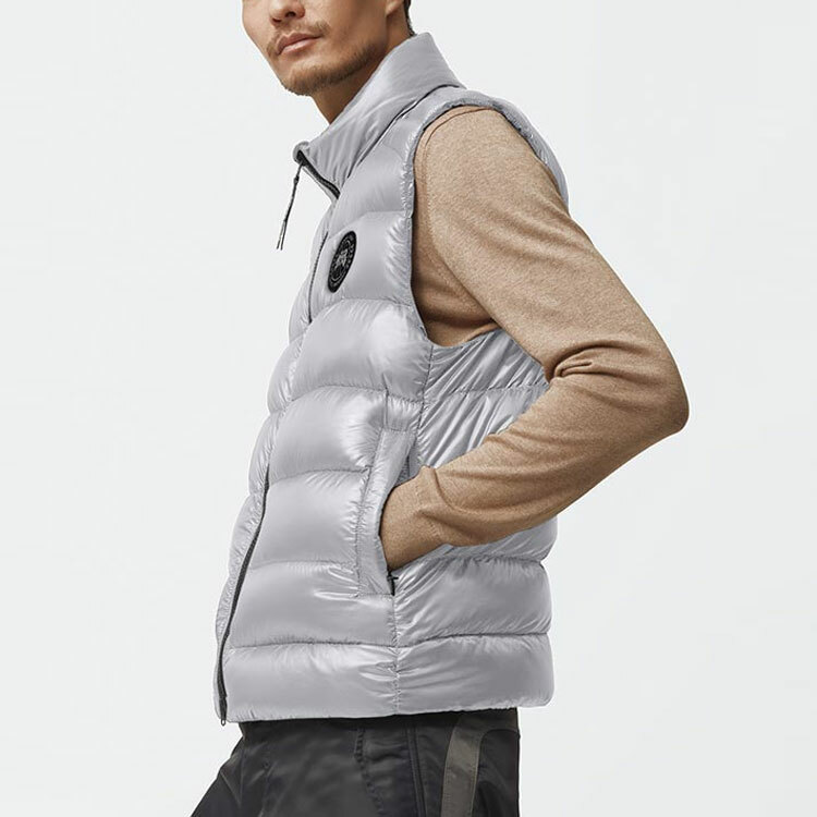 【代購】Canada Goose Canada Goose Crofton Vest Men's Silver