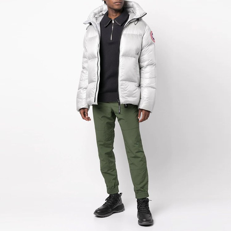 【代購】Canada Goose Canada Goose Crofton Down Jacket Winter Men's Silver White