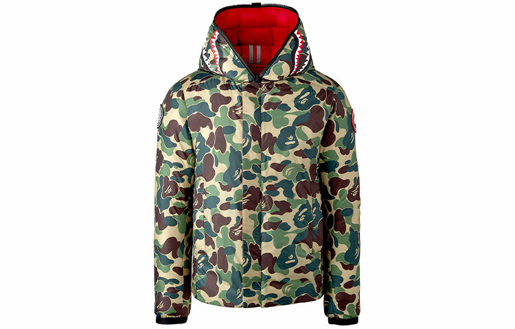 【代購】A BATHING APE X Canada Goose X CONCEPTS Crofton Shark Hoodie