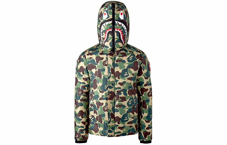 【代購】A BATHING APE X Canada Goose X CONCEPTS Crofton Shark Hoodie