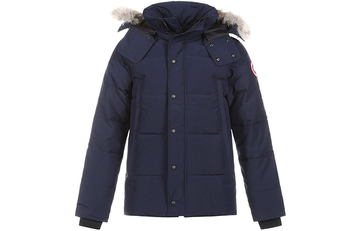 【代購】Canada Goose Wyndham Series Down Jacket Winter Men's Cerulean Blue
