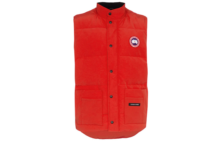 【代購】Canada Goose Logo Patch Zip-Up Vest