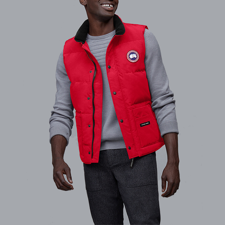 【代購】Canada Goose Logo Patch Zip-Up Vest