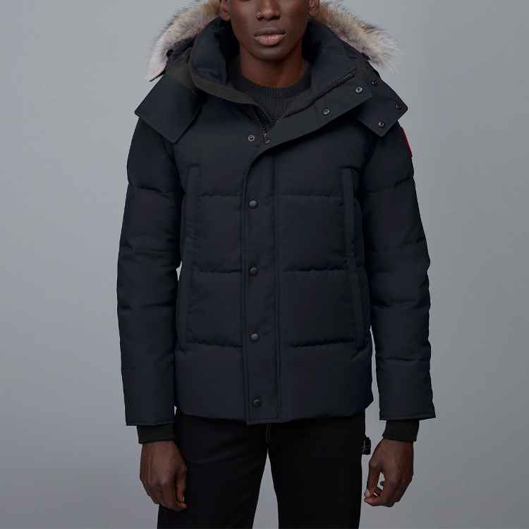 【代購】Canada Goose Wyndham Series Down Jacket Winter Men's Dark Blue