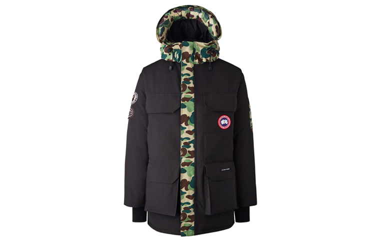 【代購】Canada Goose Canada GoosexBAPExCONCEPTS Down Jackets Unisex Black