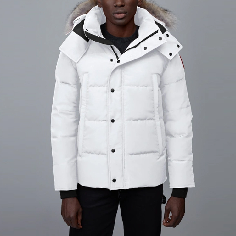 【代購】Canada Goose Wyndham Series Down Jacket Winter Men's Polaris White