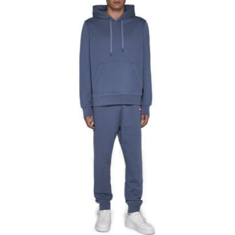 【代購】Canada Goose Knitted Fabric Sports Pants Men's Ozone Blue