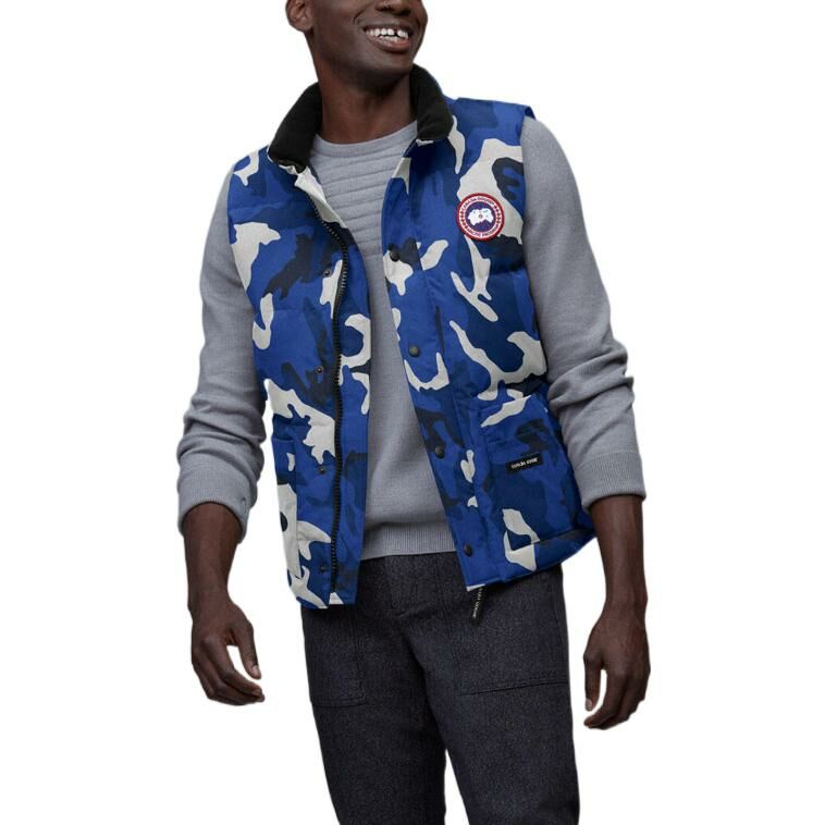 【代購】Canada Goose FW22 Vest Men's Blue Camouflage