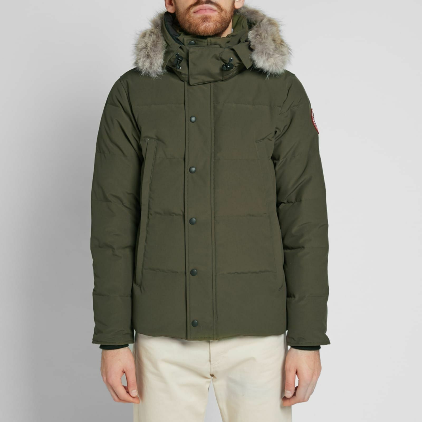 【代購】Canada Goose Wyndham Series Down Jacket Men's Army Green