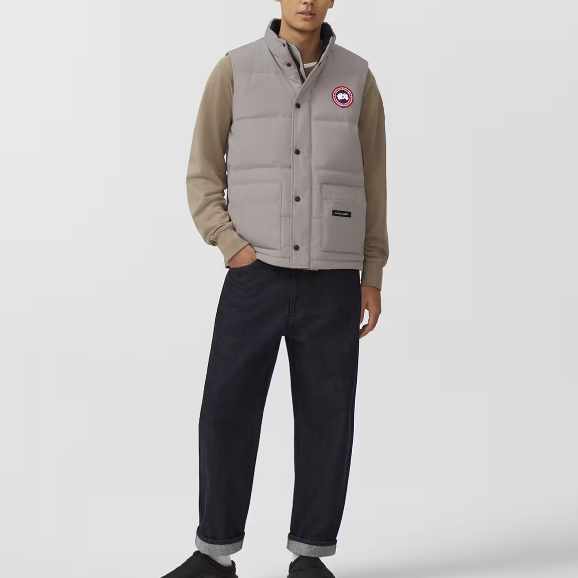 【代購】Canada Goose Freestyle Series Down Jacket Men's Stone Gray Stone