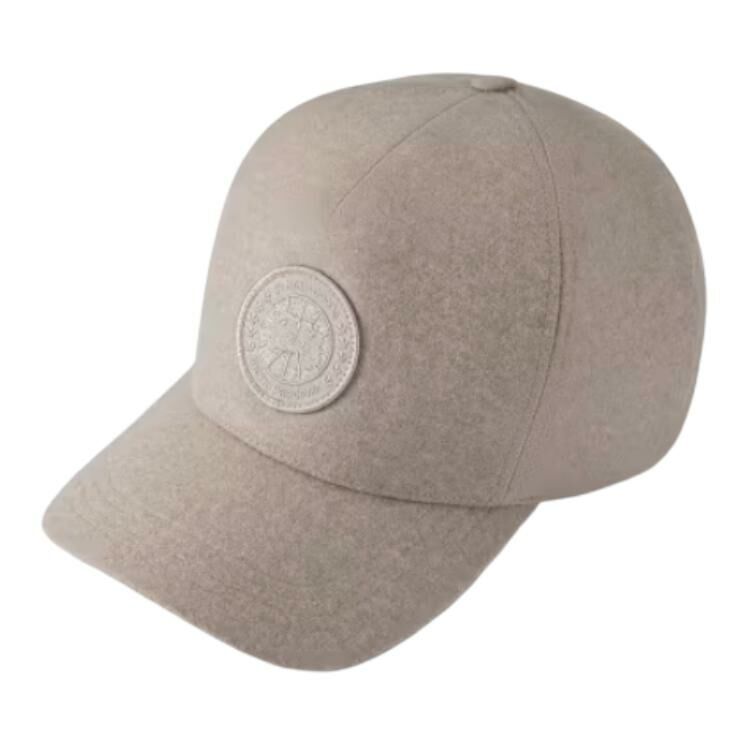 【代購】Canada Goose Wool Baseball Caps Men's Ecru