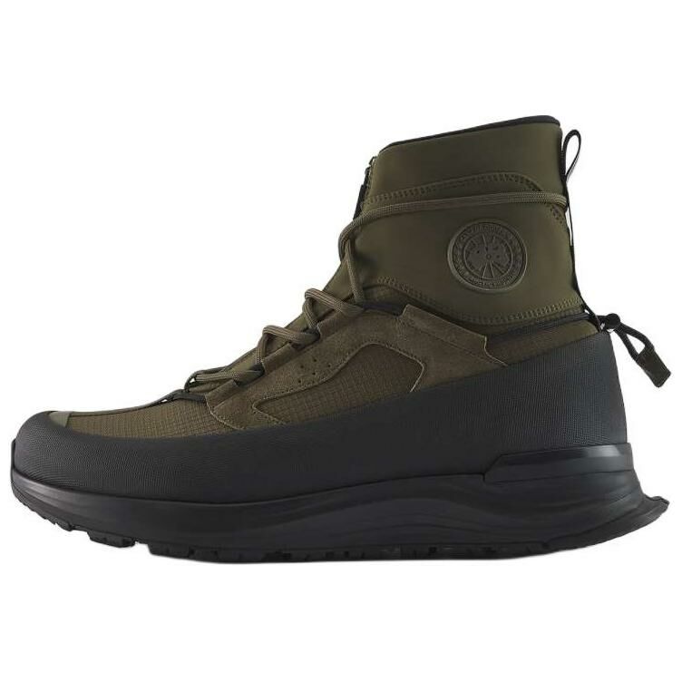 【代購】Canada Goose Glacier Trail High-Top Casual Shoes Men's Army Green