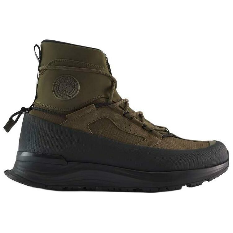 【代購】Canada Goose Glacier Trail High-Top Casual Shoes Men's Army Green