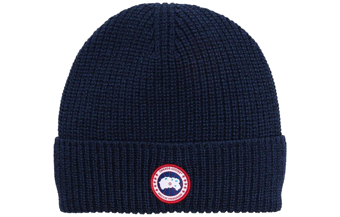 【代購】Canada Goose Arctic Disc Ribbed-knit Beanie