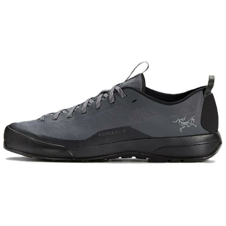 【代購】Arcteryx Konseal Lt Cushioning Anti-Slip And Wear-Resistant Low-Top Hiking/Trekking Shoes Men's Gray Black