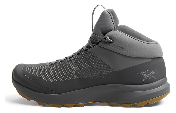 【代購】Arcteryx Aerios Fl 2 Mid GTX Cushioning Anti-Slip And Wear-Resistant Mid-Top Outdoor Shoes Unisex Gray