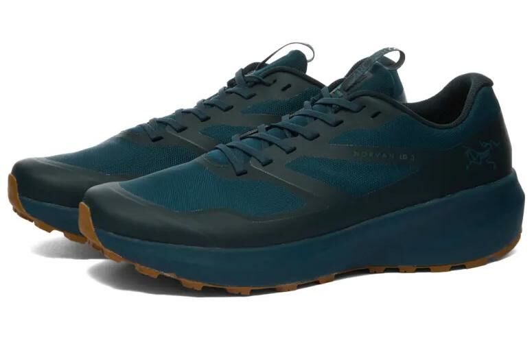 【代購】Arcteryx Norvan LD 3 Cushioned Slip-Resistant Water-Resistant Low-Top Trail Running Running Shoes Men's Dark Blue Green